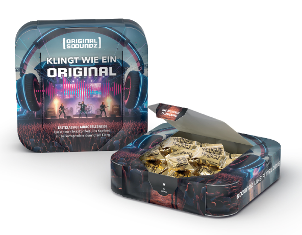 Die vielseitig befüllbare Appbox aus 100 % Papier 